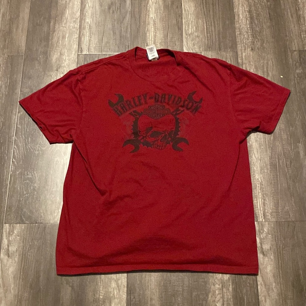 Harley Davidson Cologne Germany Skull and Wrenches Tee 2012 Mens 2XL